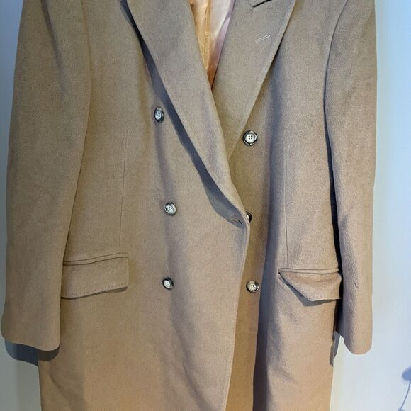 Men’s VINTAGE De Silva‎ Wool Cashmere Coat Size 46R - Picture 7 of 16